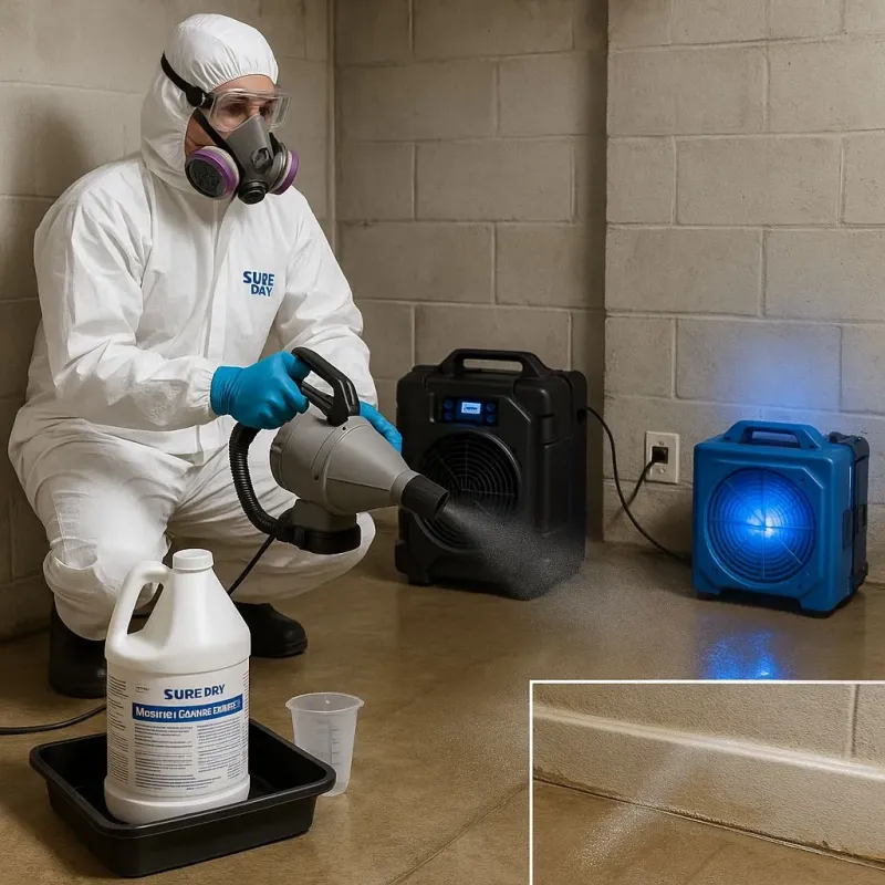Sanitization and Odor Removal process in Crestwood, IL