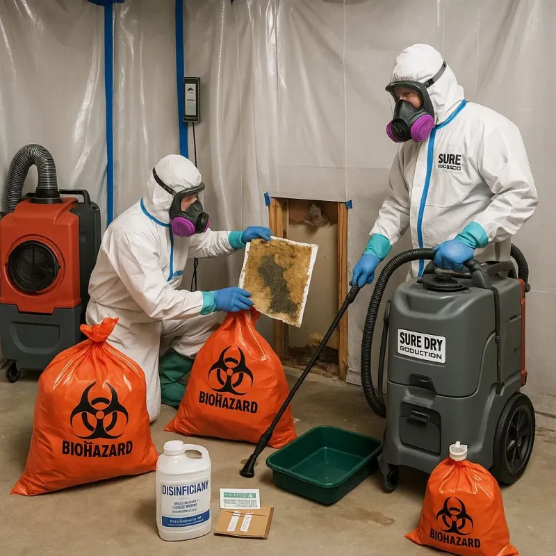 Contaminated Water Handling Protocols process in Crestwood, IL